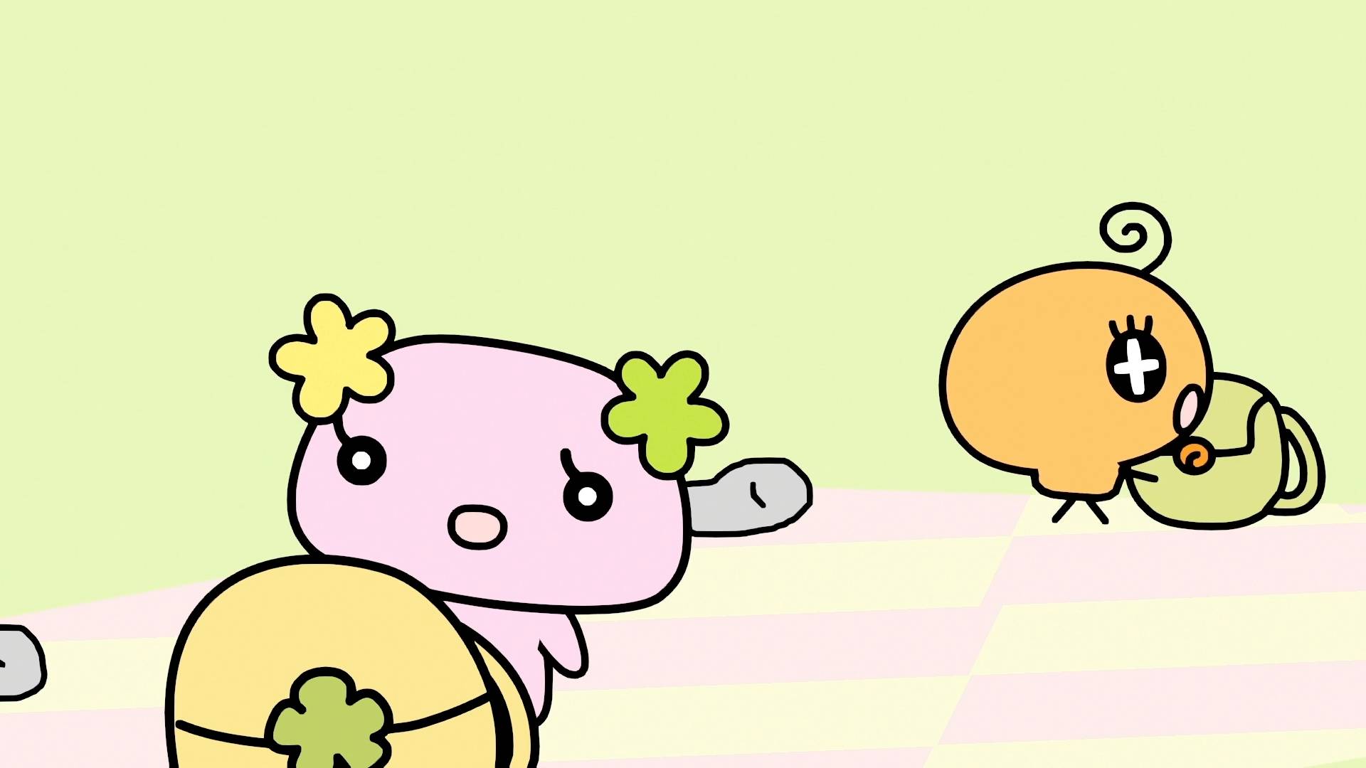 Two Tamagotchi characters interacting - Tama Animation Episode 2 thumbnail YouTube series
