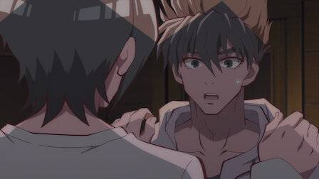 Tekken Bloodline episode 1 Netflix anime series two young male characters in emotional confrontation scene