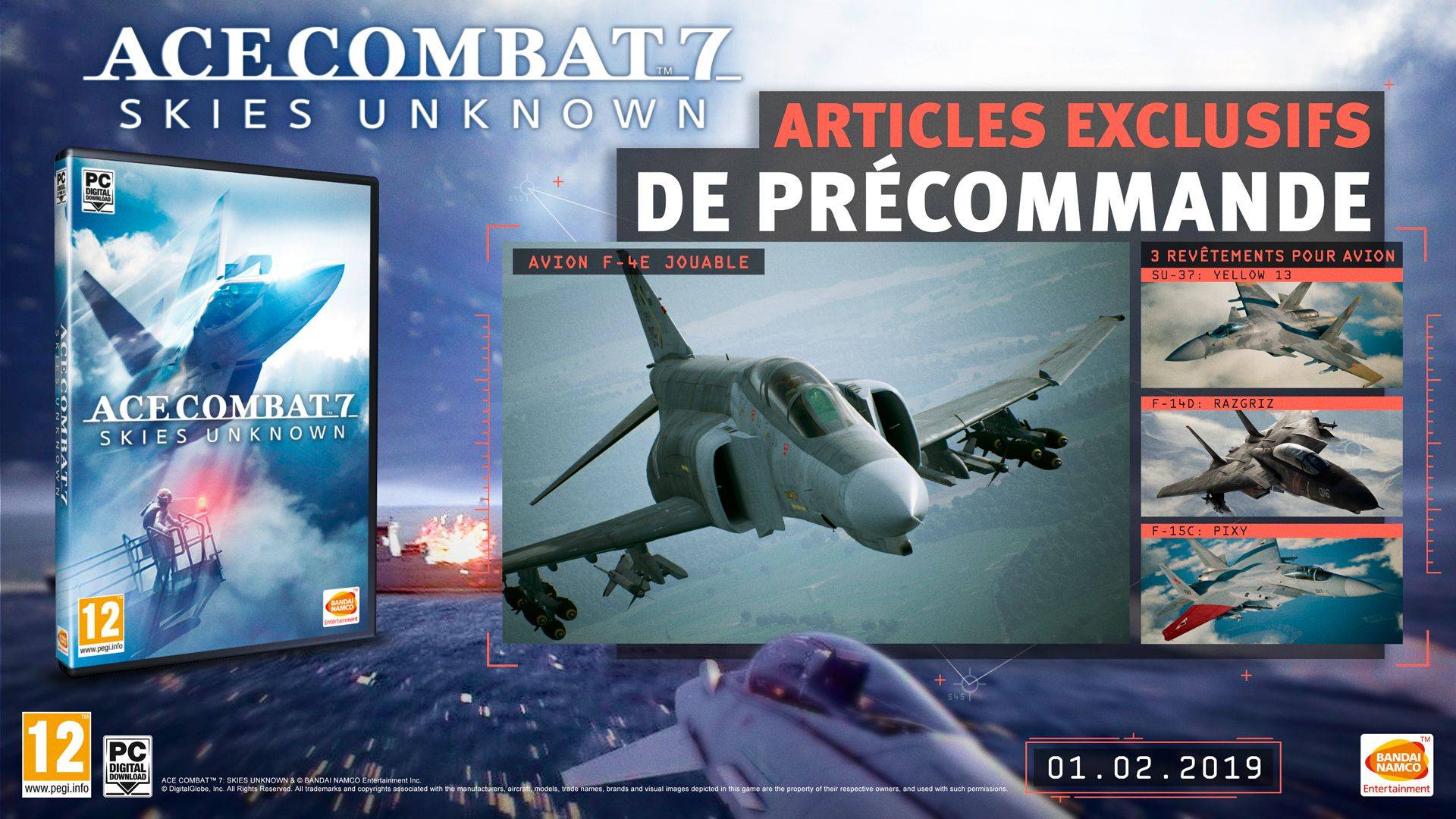 Ace Combat 7 - Bonus de précommande PC