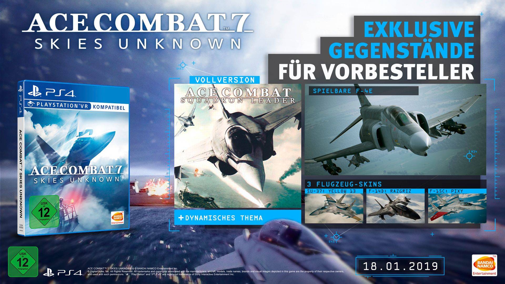 Ace Combat 7 - Preorder Bonus PS4