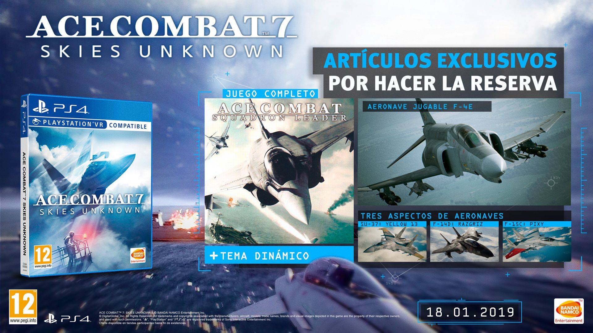Ace Combat 7 - Preorder Bonus PS4