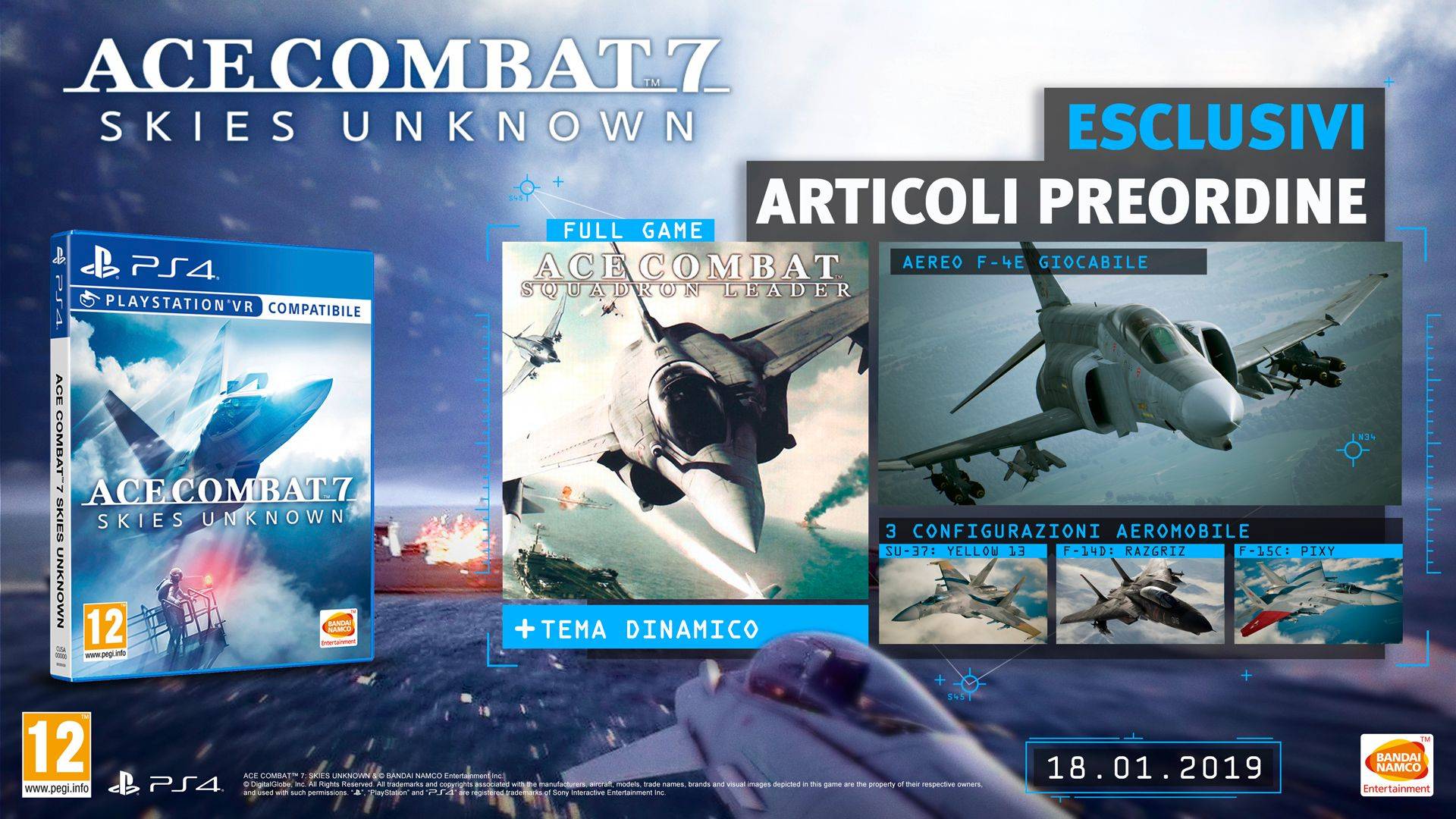 Ace Combat 7 - Preorder Bonus PS4