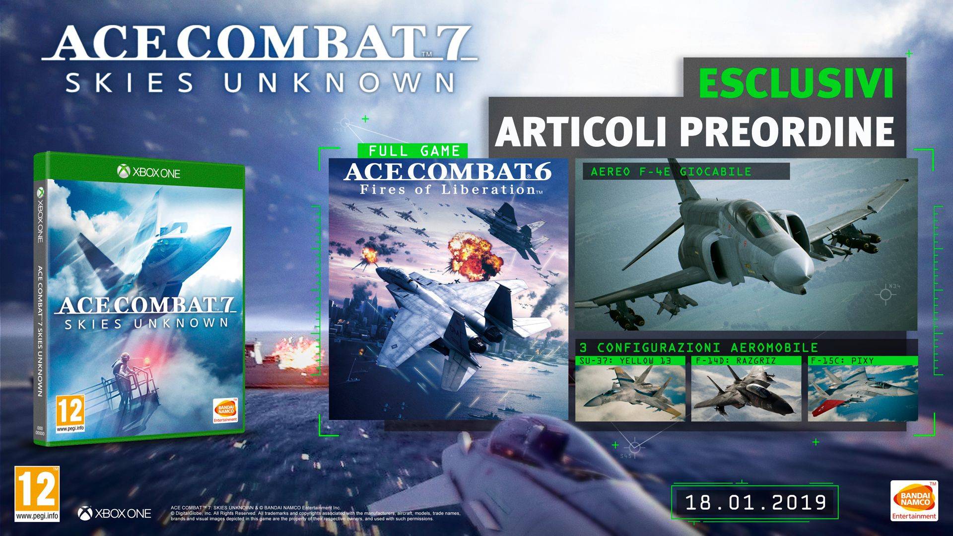 Ace Combat 7 - Preorder Offer X1