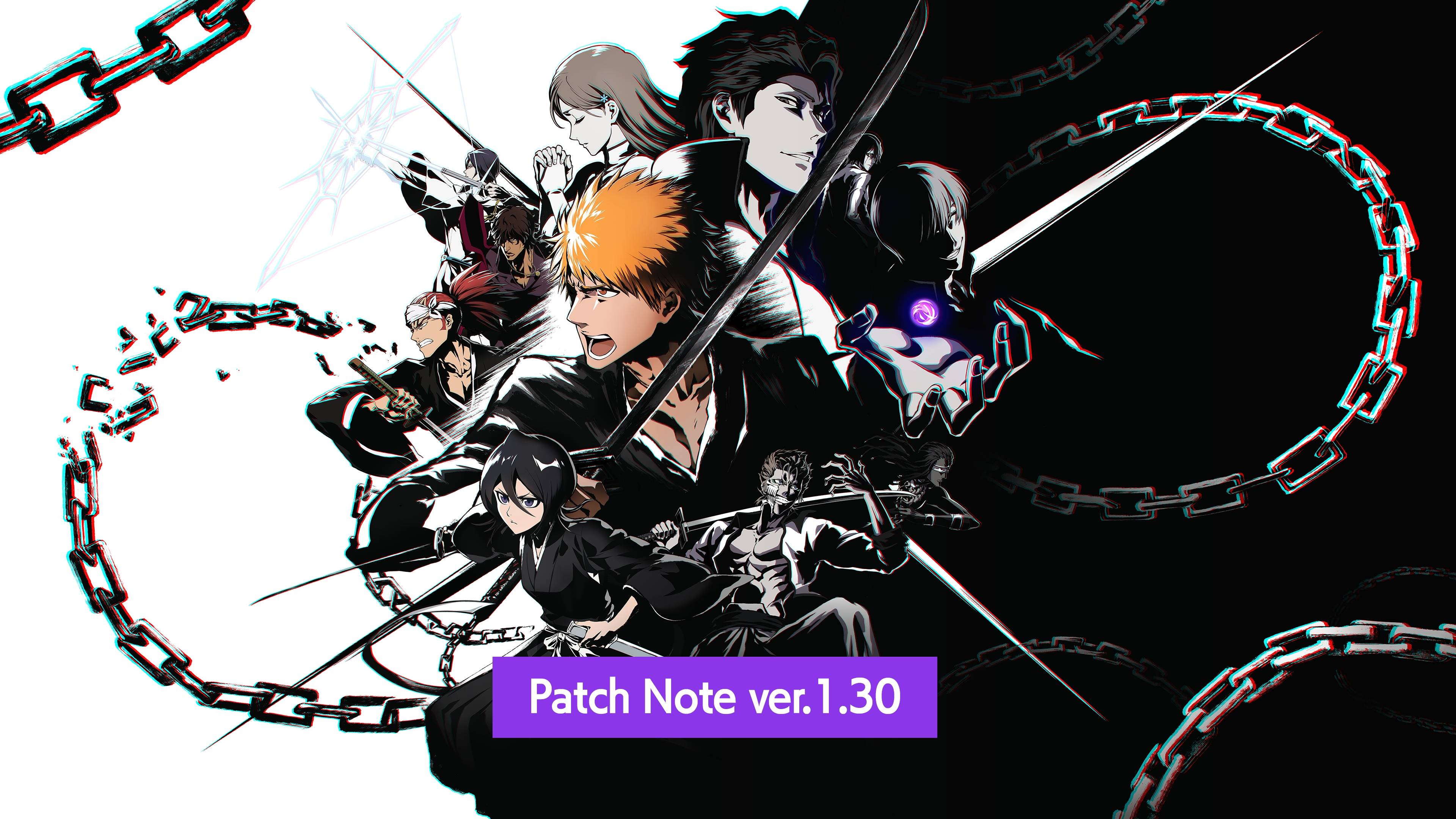 BLEACH Rebirth of Souls Version 1.30 Updates