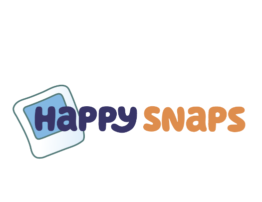 Bluey Happy Snaps Logo