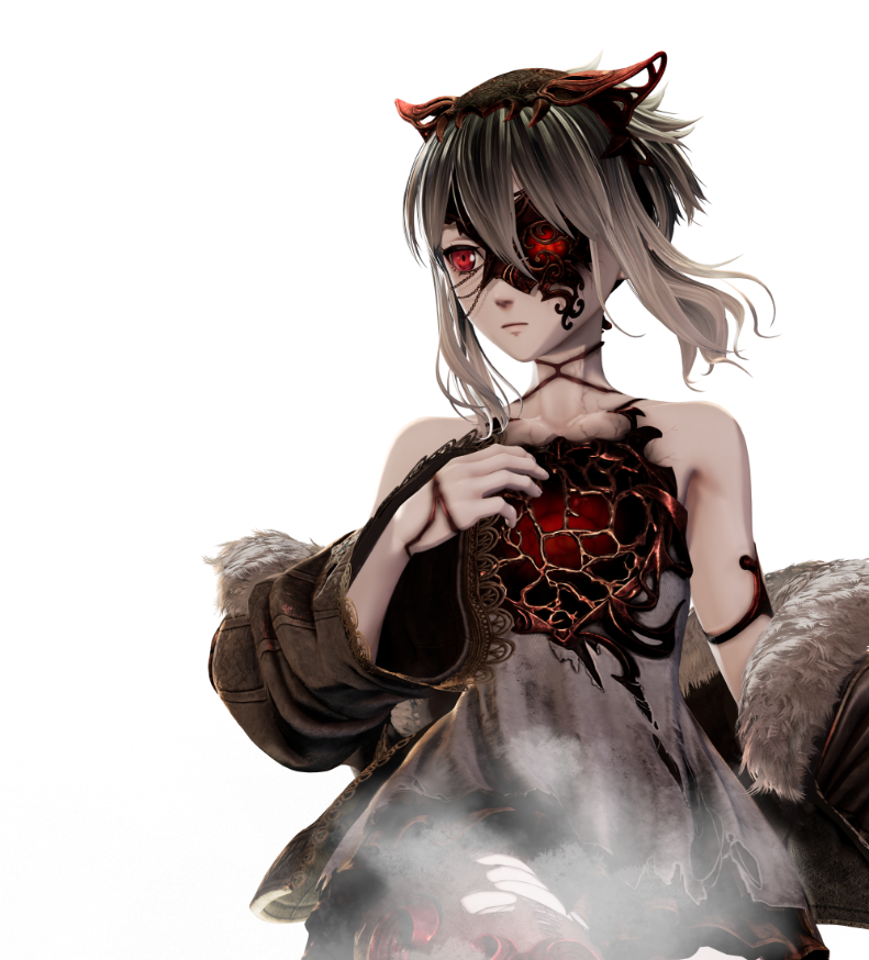 Lou MagMell DLC Mask of Idris - Code Vein II