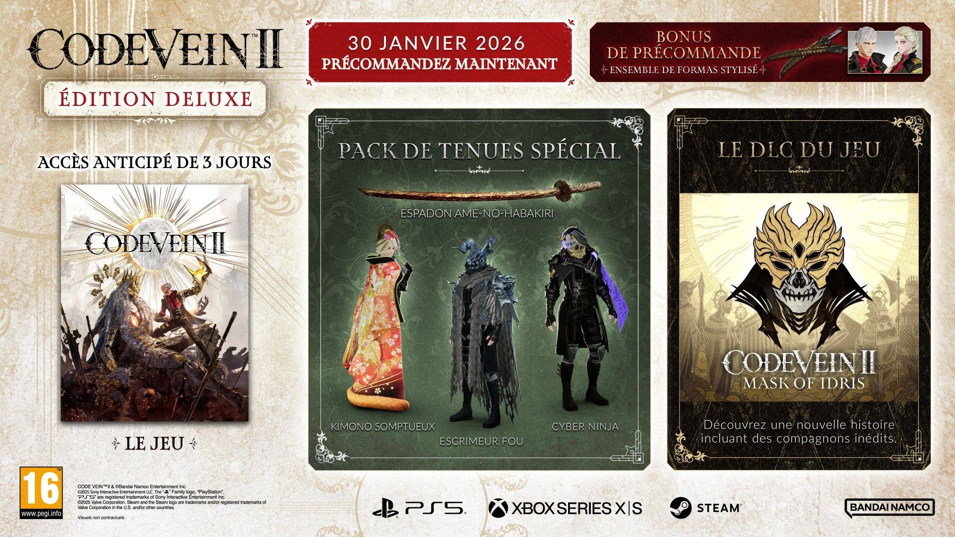 Code Vein II - DELUXE EDITION