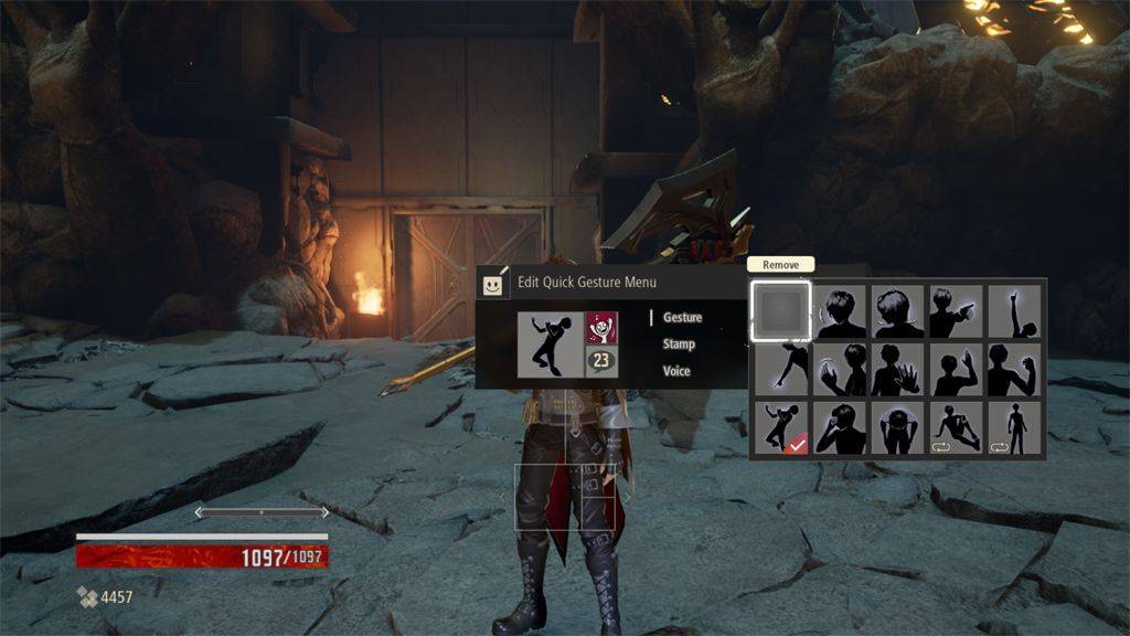 Code Vein Gesture