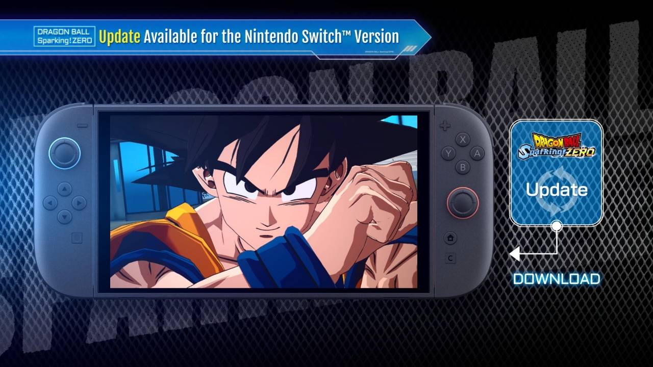 Dragon Ball Sparking! ZERO Nintendo Switch™ Software Update Data Patch