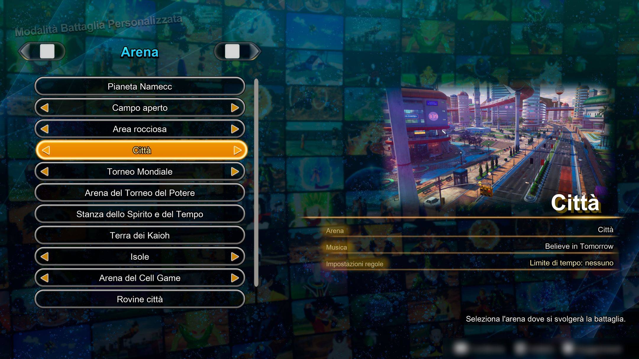 DBSZ Custom Battle Stages