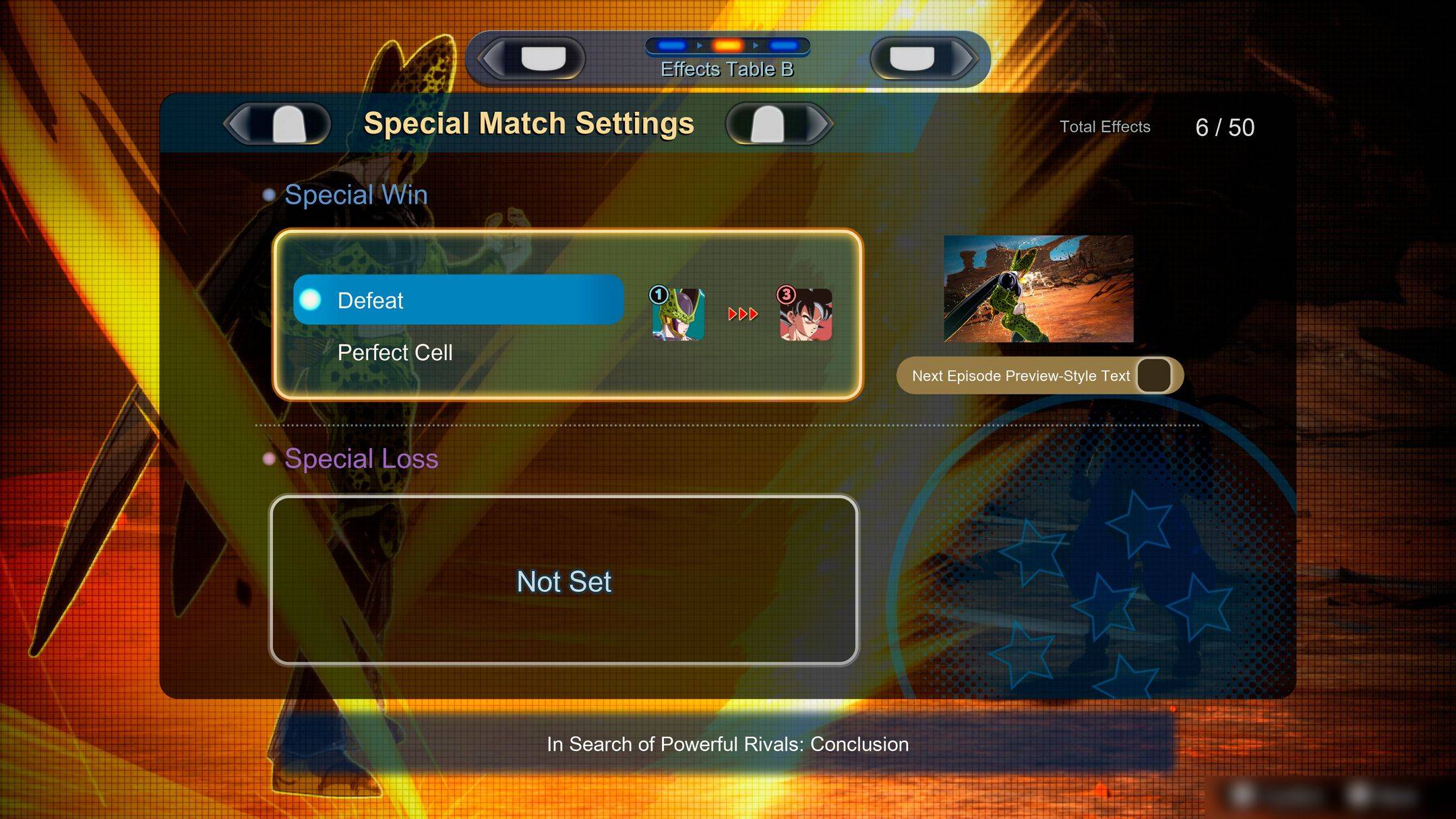 DBSZ Special Match