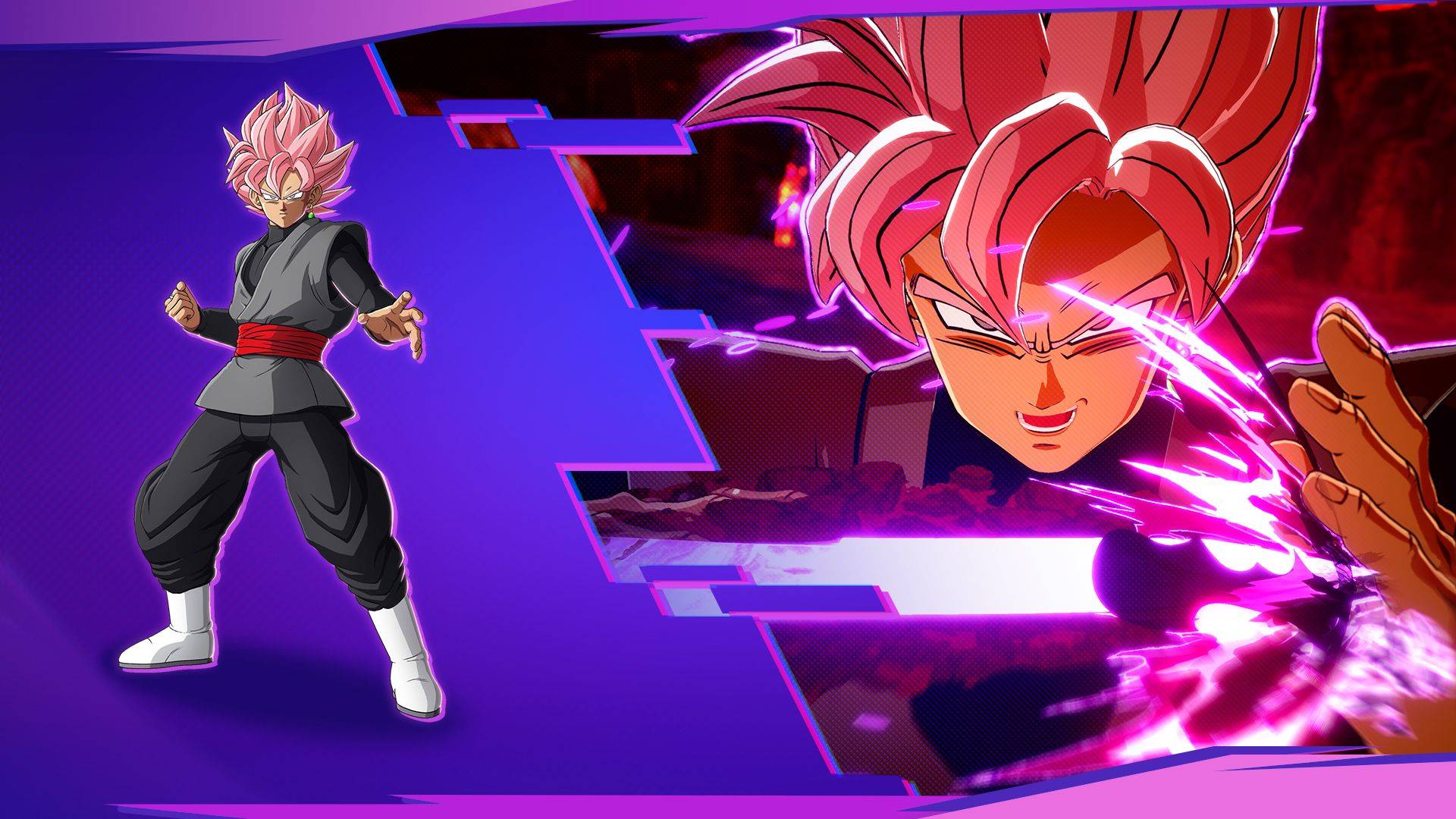 dragon ball sparking zero character art render goku black super saiyan rose