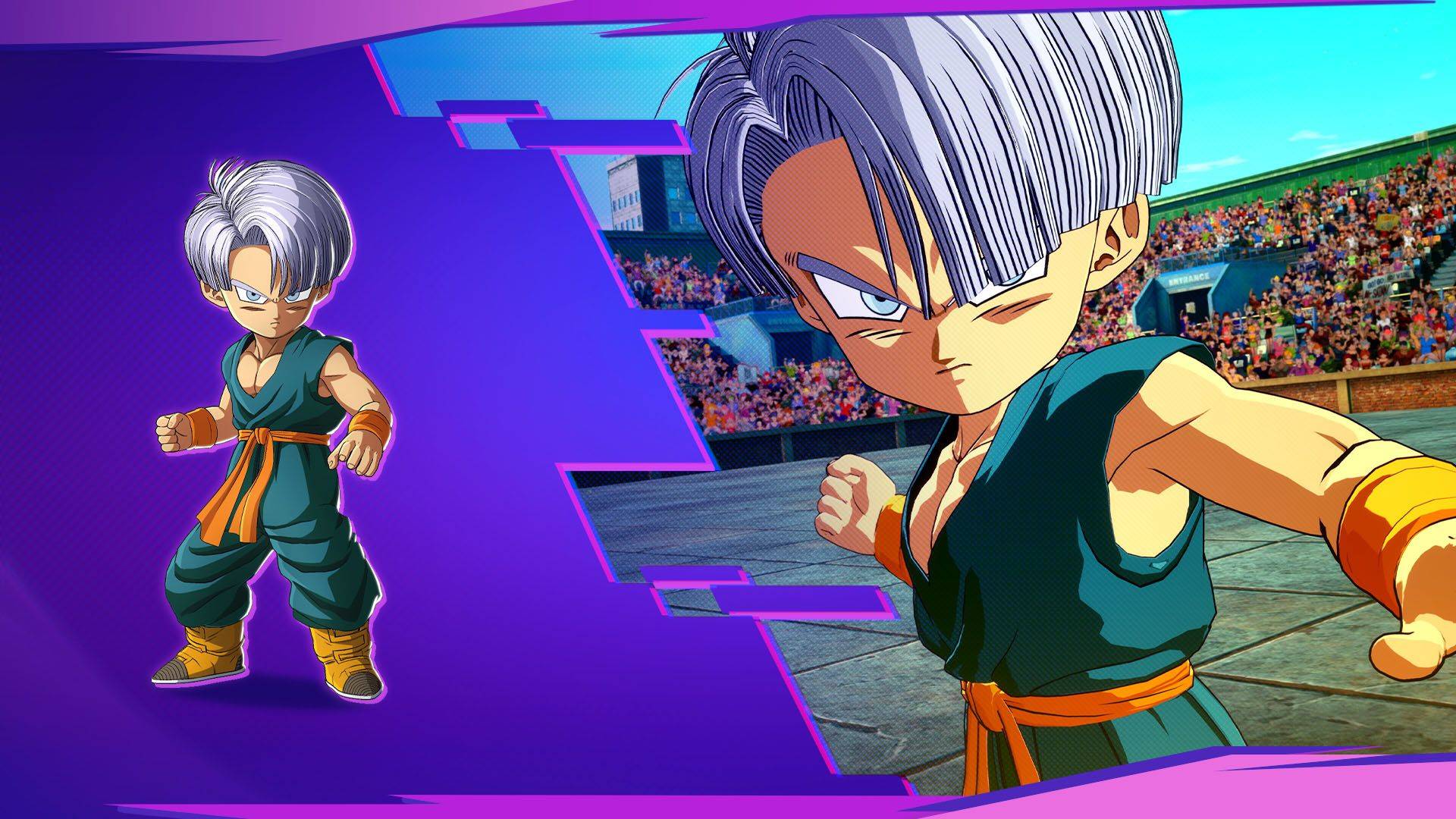 Kid Trunks Dragon Ball: Sparking! ZERO fighter artwork