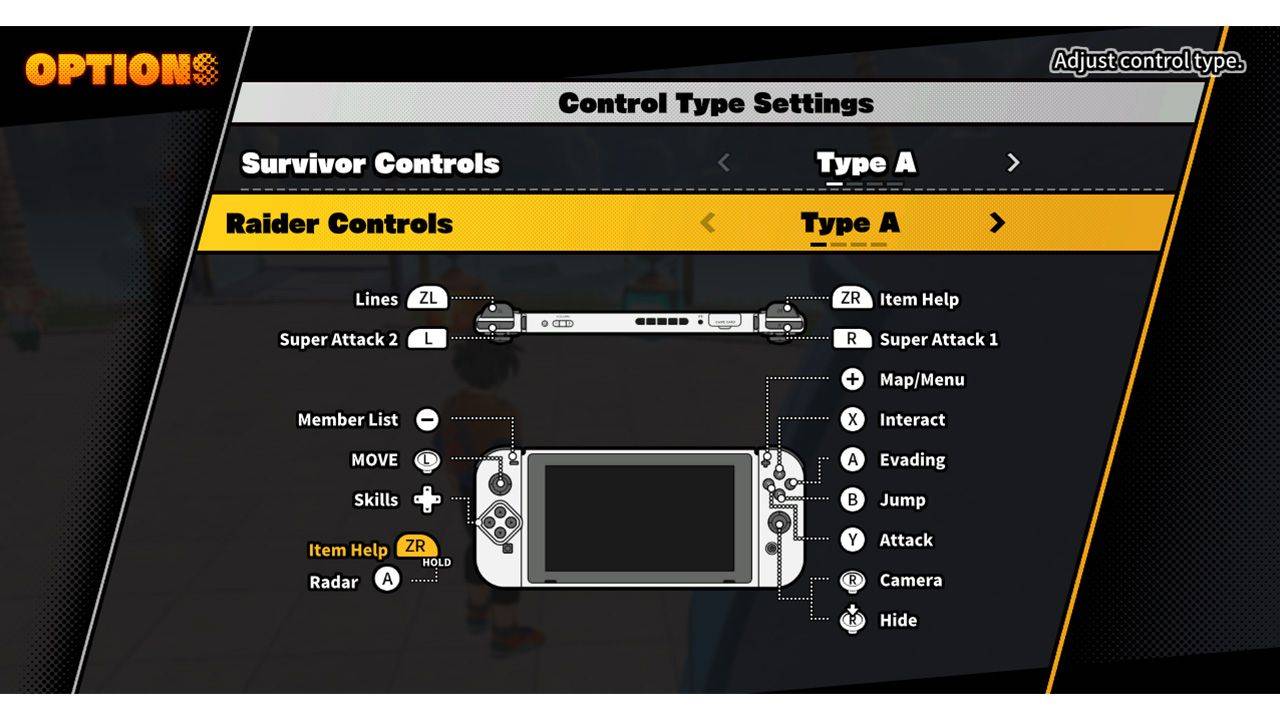 raider_NS_controls