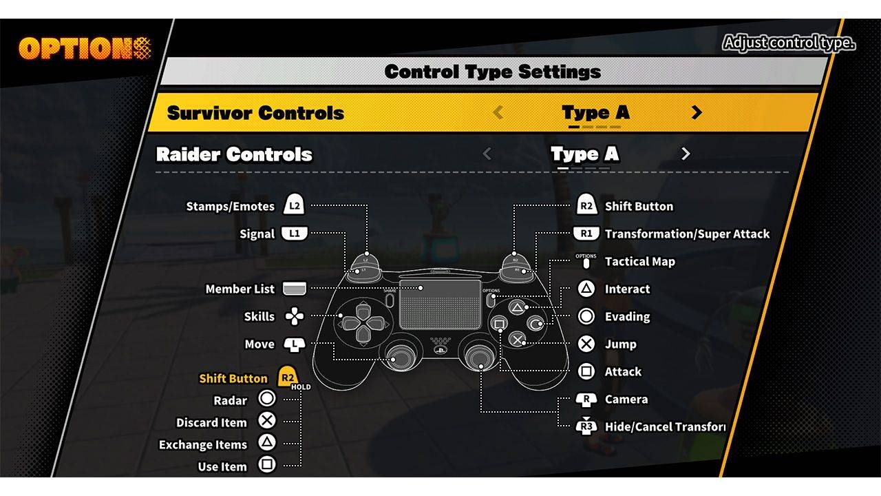 survivor_PS4_controls
