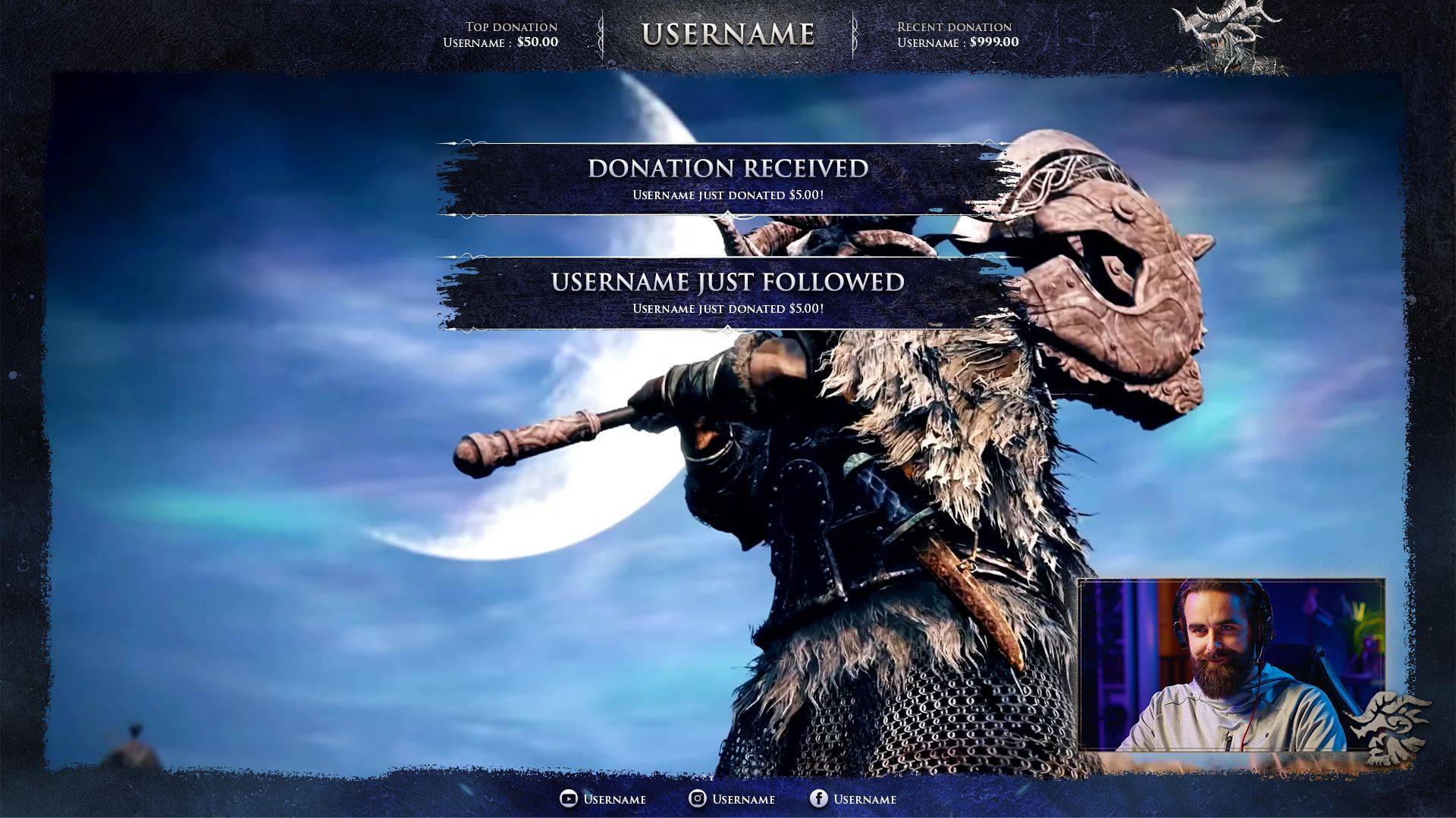 Raider Twitch Overlay