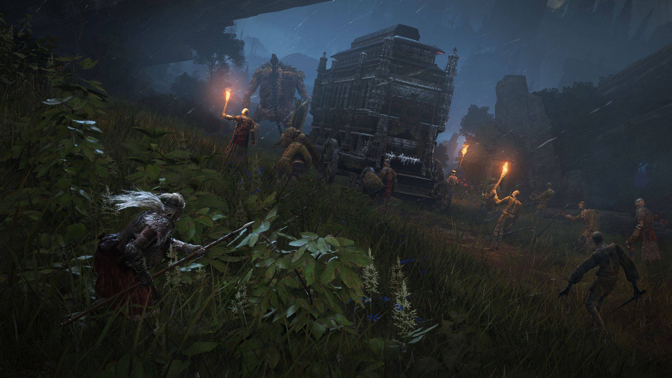 Official Elden Ring fight against a large enemy showing the risk of poorly managed summons