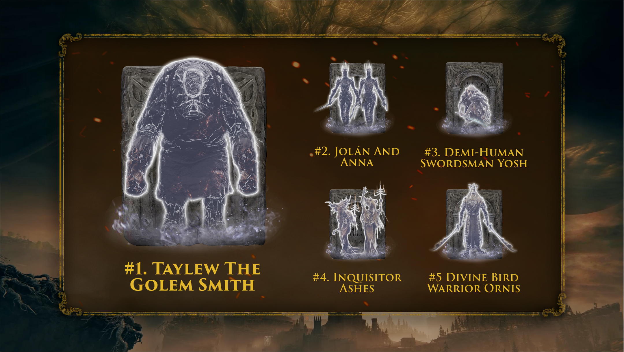 ERSOTE Spirits Ashes Stats