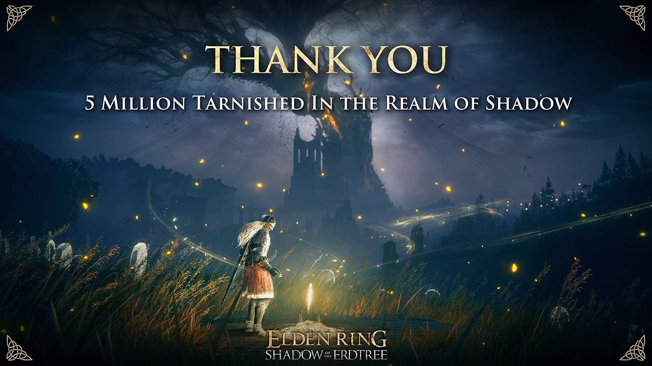 elden ring 5 million units sold worldwide announcement