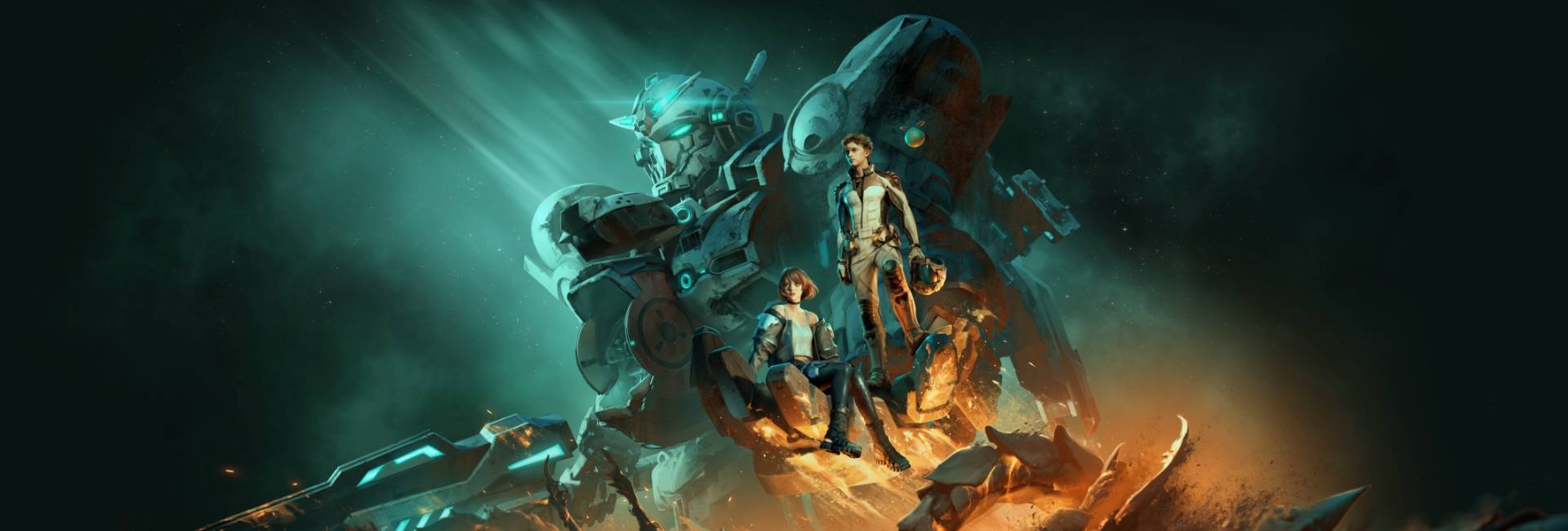 GUNDAM ROGUE ORBIT KEY ART BANNER