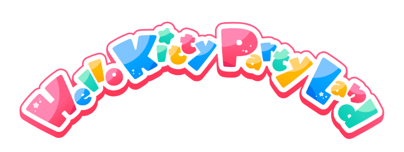 HELLO KITTY PARTY LAND LOGO