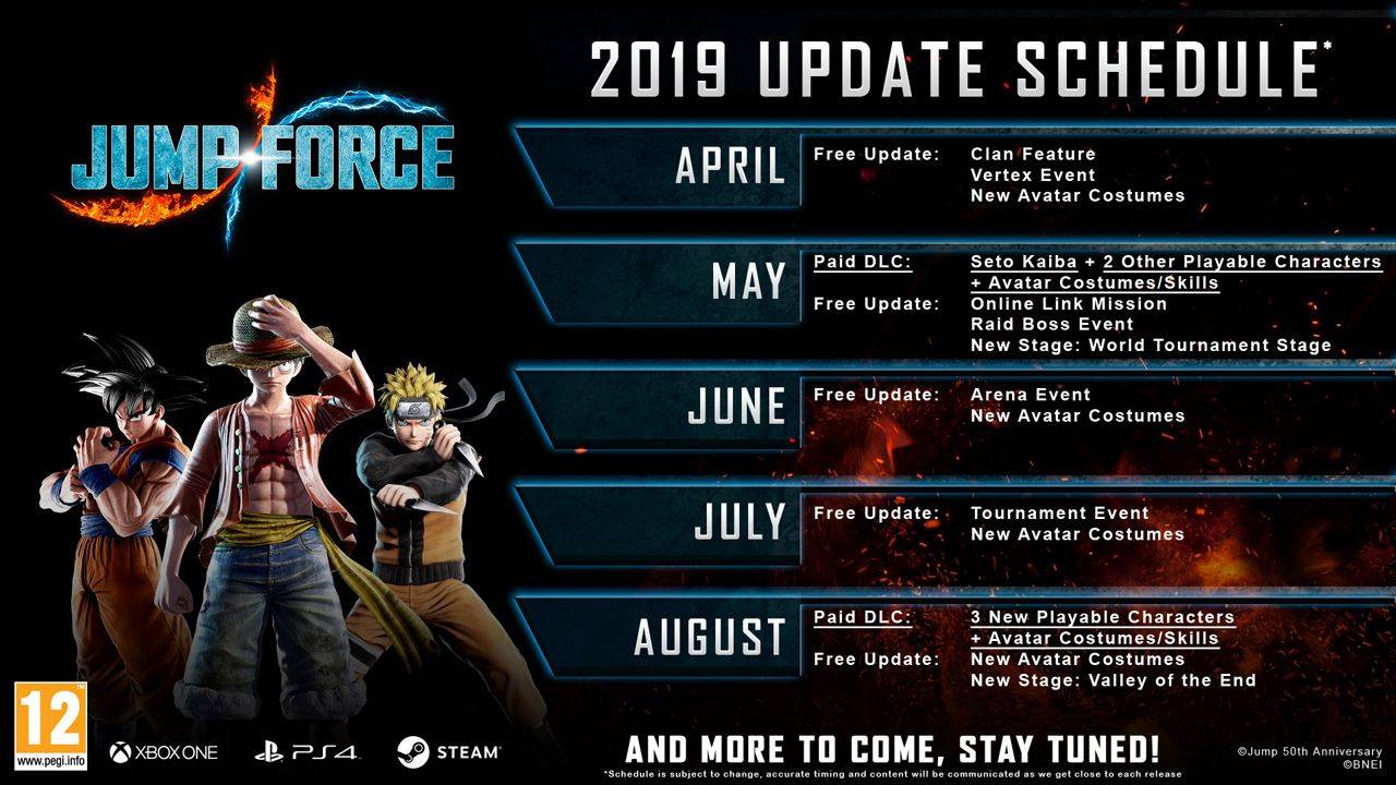 Jump Force - Post Launch Roadmap