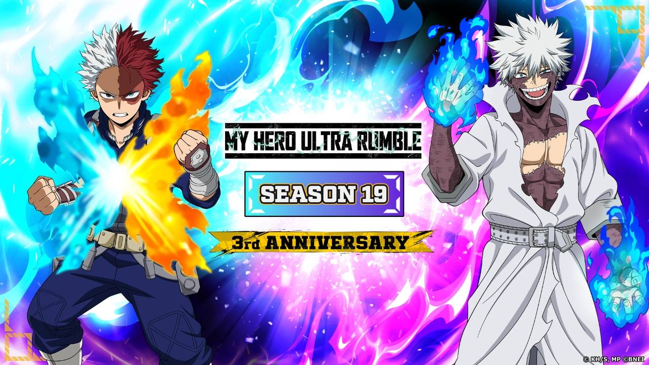 My Hero Ultra Rumble Season 19 Key Art for October 14 Maintenance