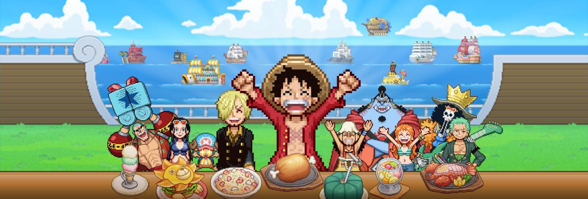 ONE PIECE GRAND GOURMET Key Art Banner