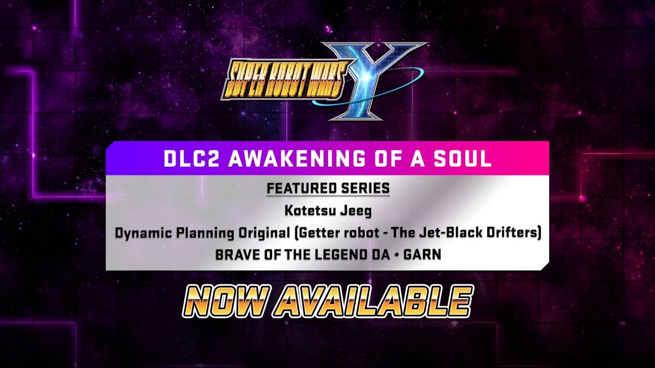 SUPER ROBOT WARS Y DLC adding new mecha, missions and more is now available
