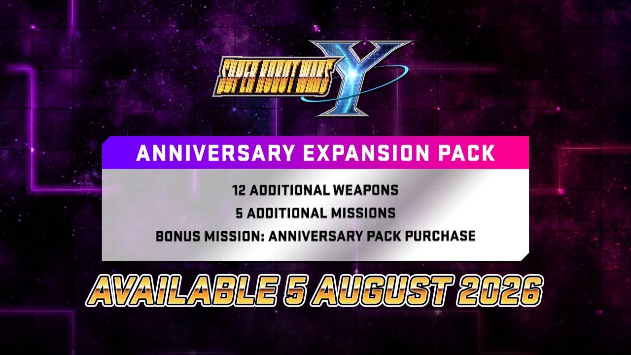 Super Robot Wars Y celebra el 35º aniversario de la serie con una actualización gratuita y un nuevo DLC disponible a partir de hoy!