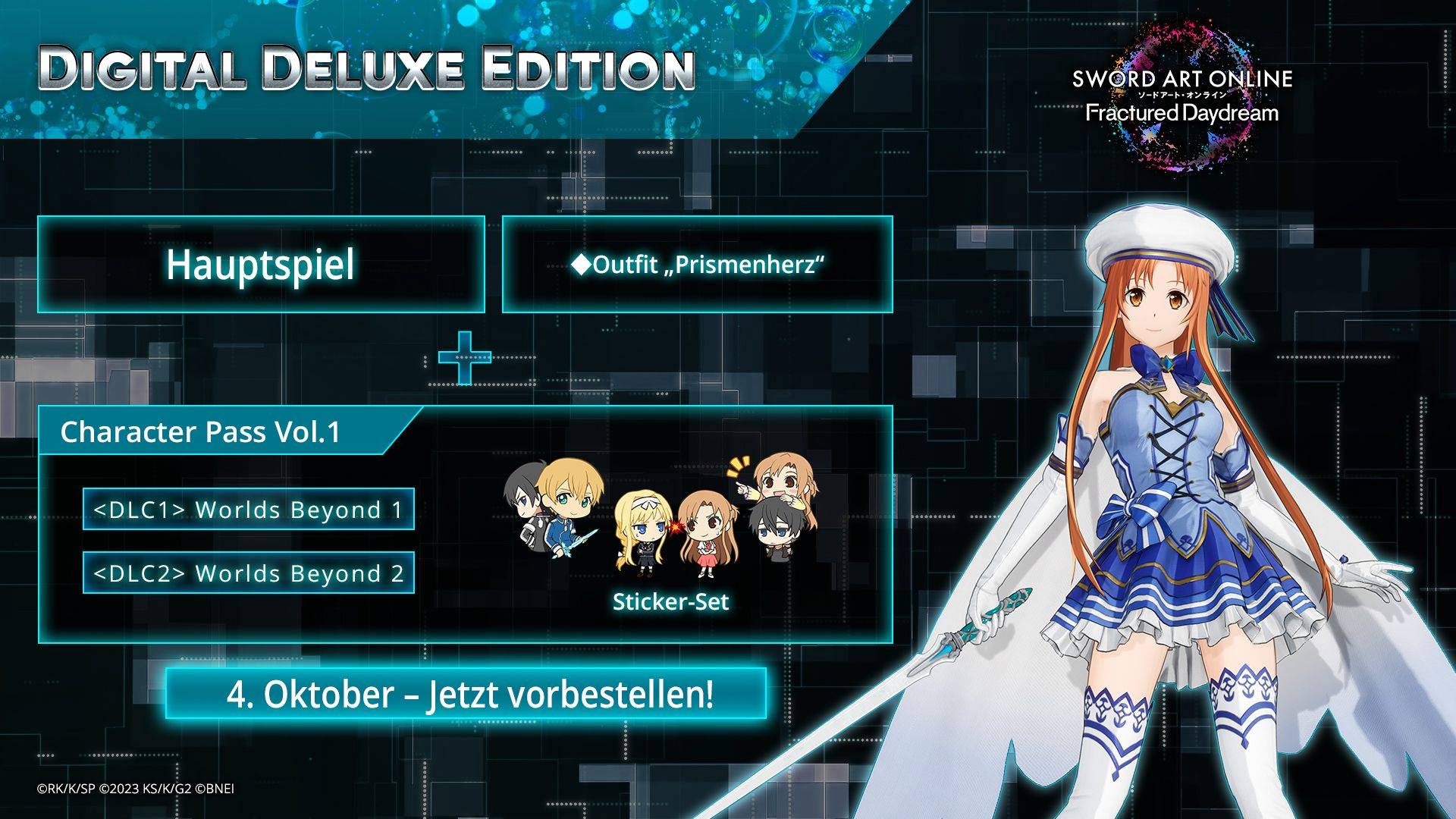 SAO Fractured Daydream Digital Deluxe Edition