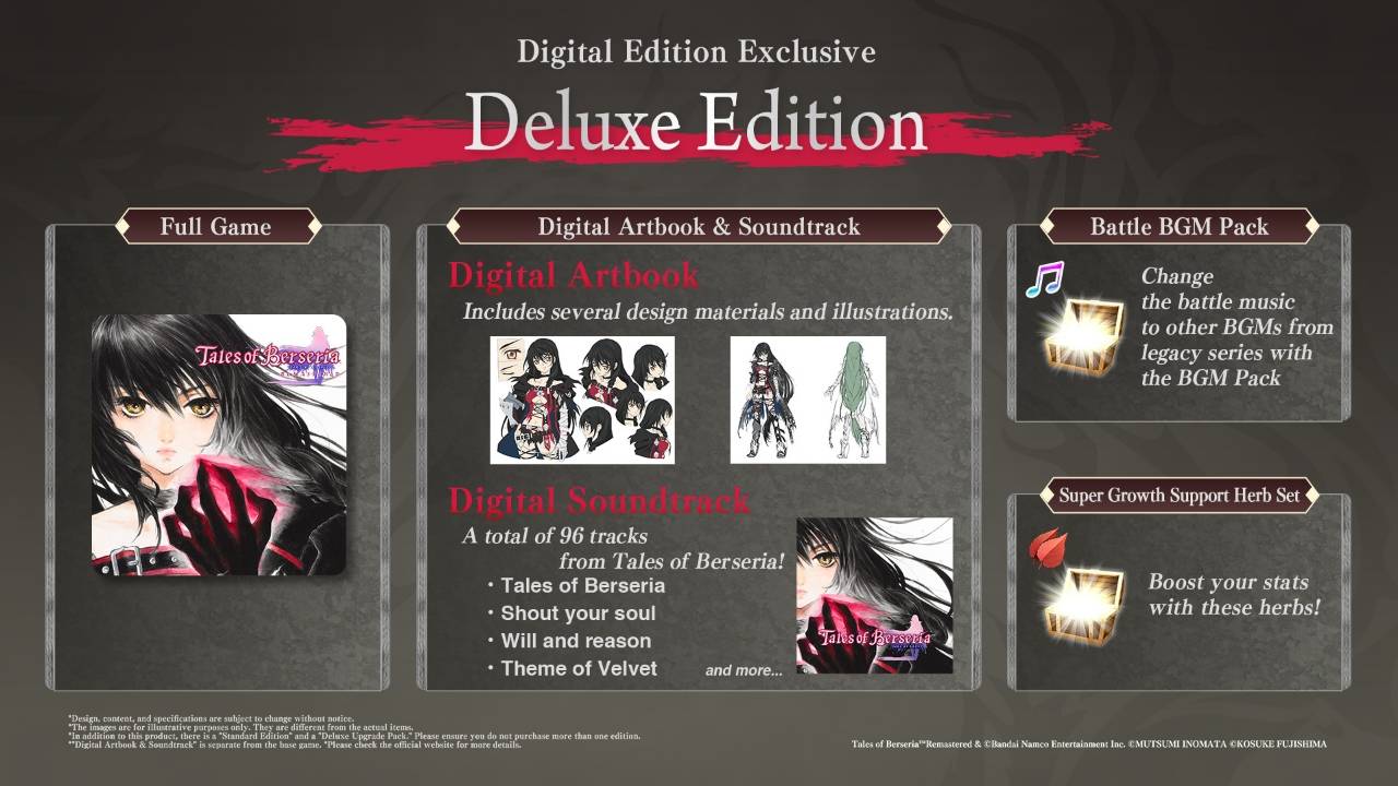 Tales of Berseria Remastered - DELUXE EDITION