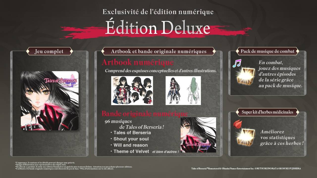 Tales of Berseria Remastered - DELUXE EDITION