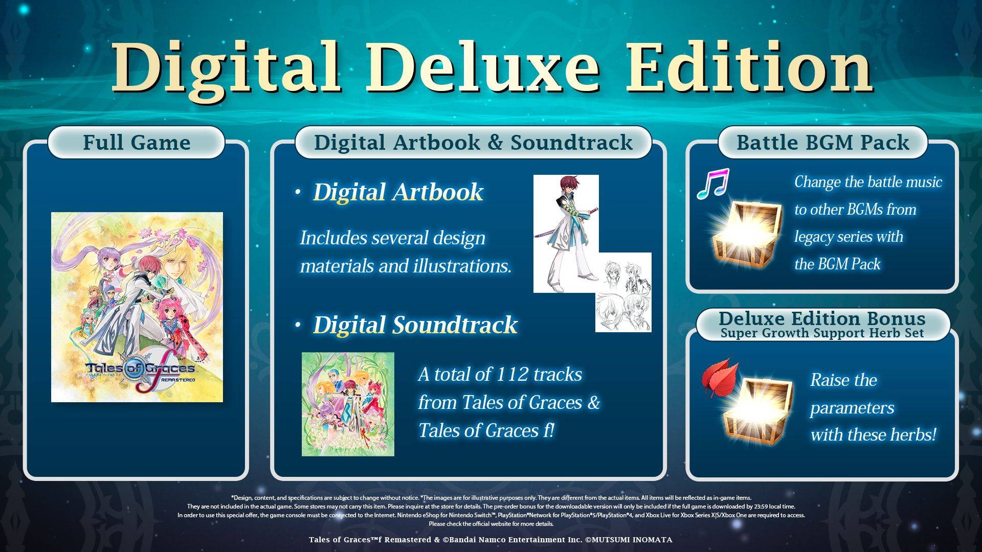 Tales of Graces f Remastered - DELUXE EDITION