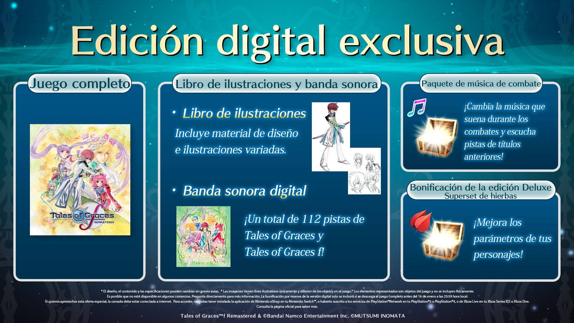 Tales of Graces f Remastered - DELUXE EDITION