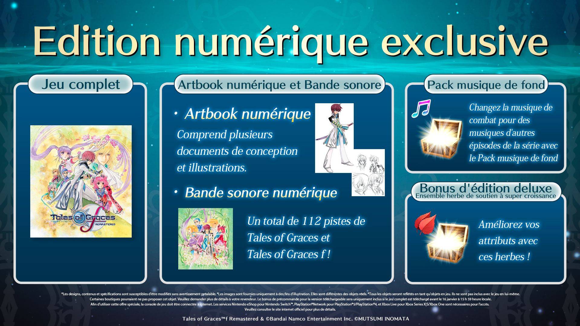 Tales of Graces f Remastered - DELUXE EDITION