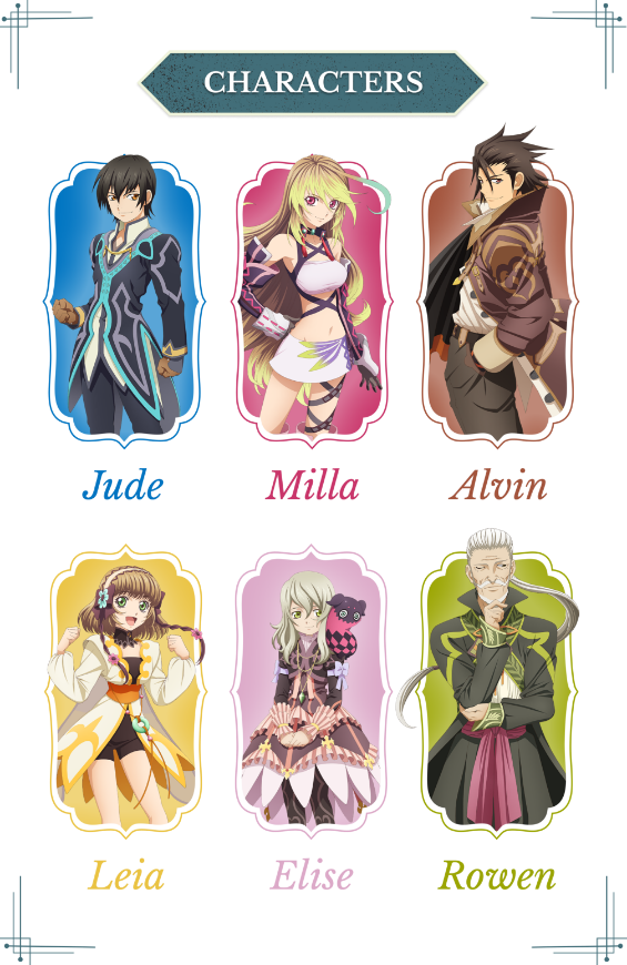 Tales of Xillia Remastered Characters