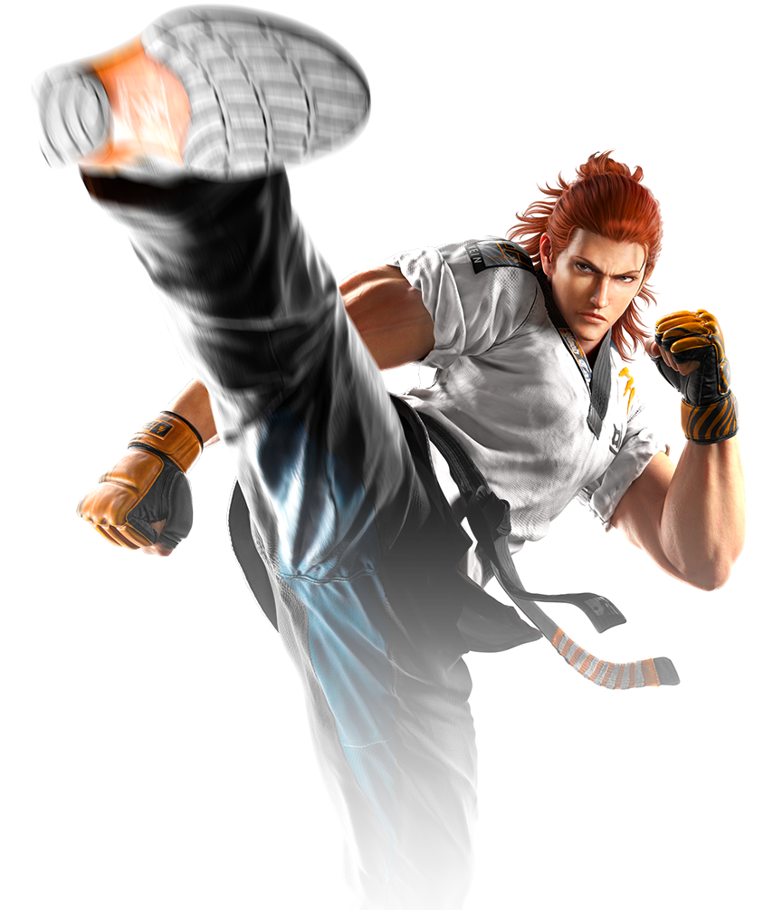 Hwoarang Tekken 8 fighter artwork