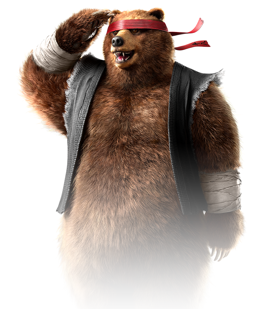 Kuma Tekken 8 fighter artwork