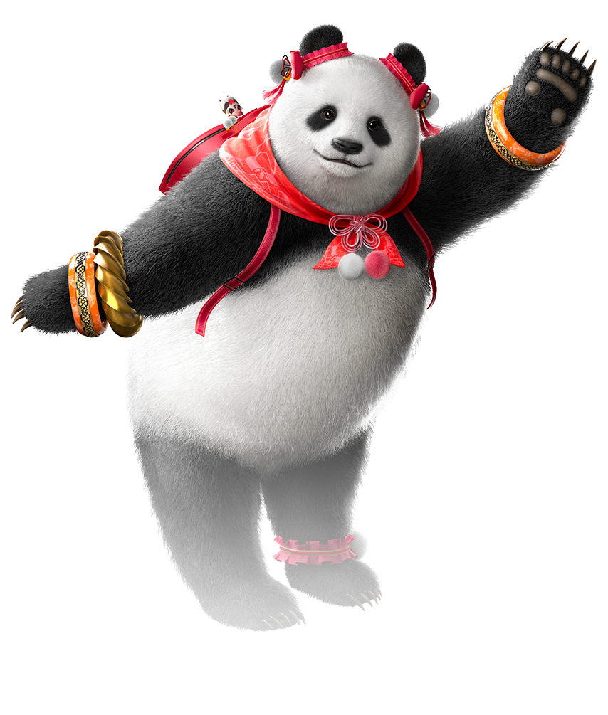 Panda Tekken 8 fighter artwork