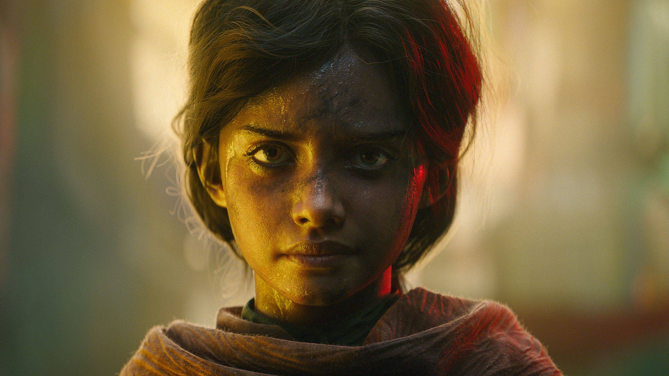 Unknown 9: Awakening heroine, Haroona, as a young girl.
