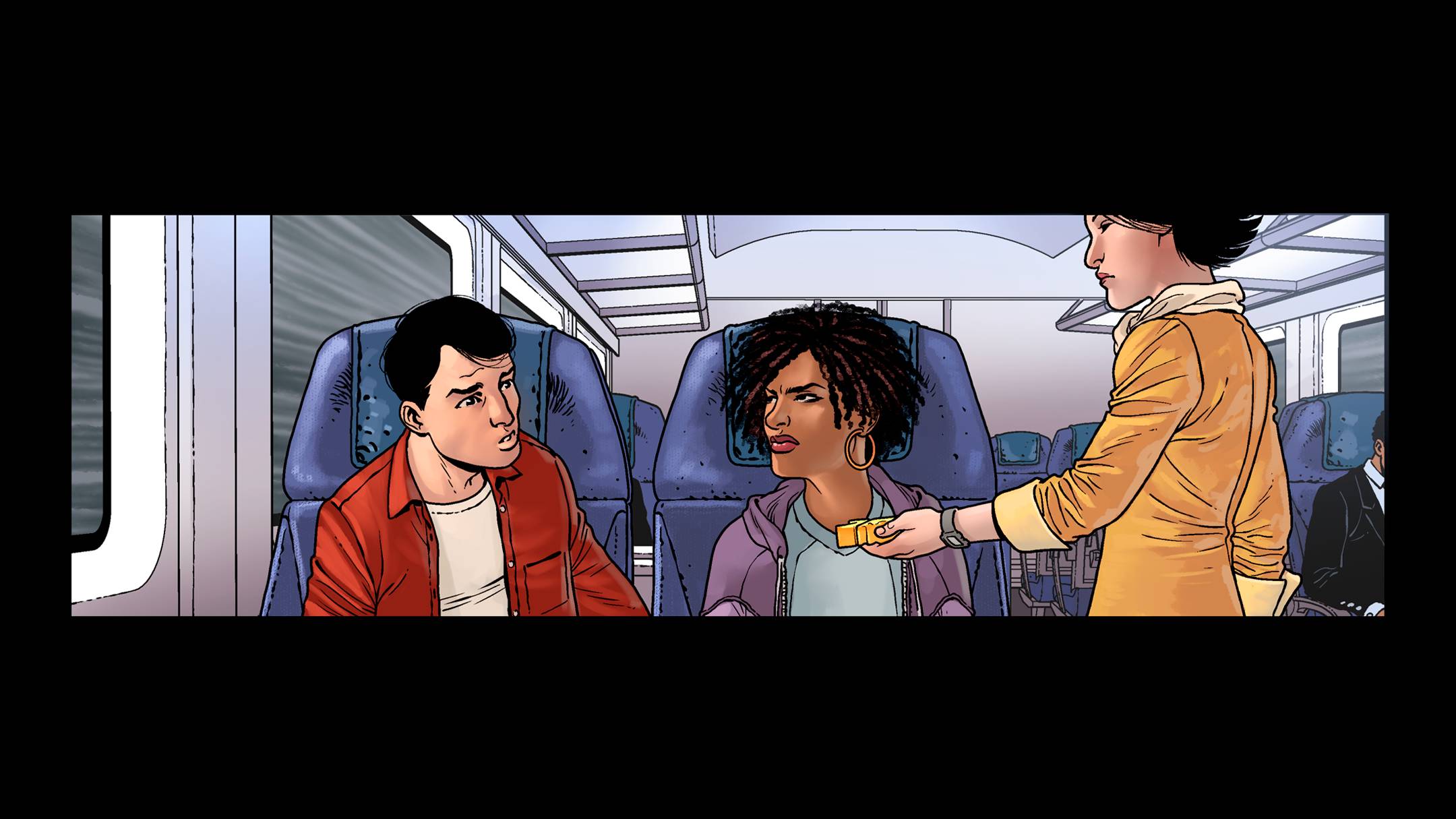Unknown 9 antagonist Vincent Lichter stands in the Fold in the Unknown 9: Torment comic book series.