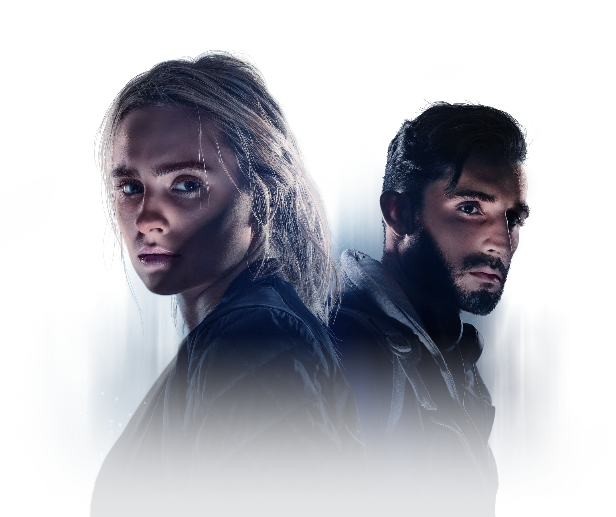 Blake Elrich e Layla "Lazari" Zarzecki, i protagonisti del podcast Unknown 9: Out of Sight